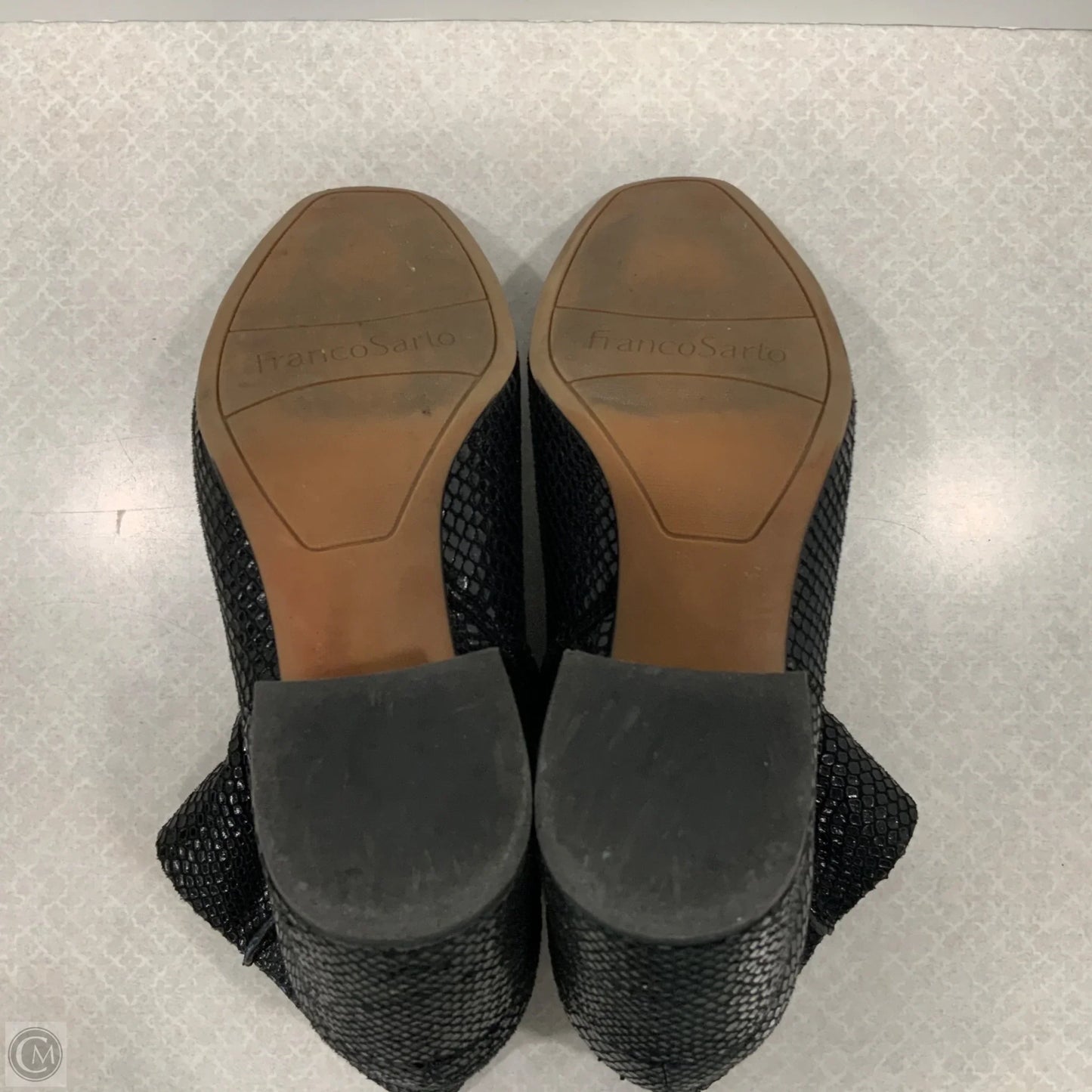 Boots Ankle Heels By Franco Sarto In Black, Size: 9