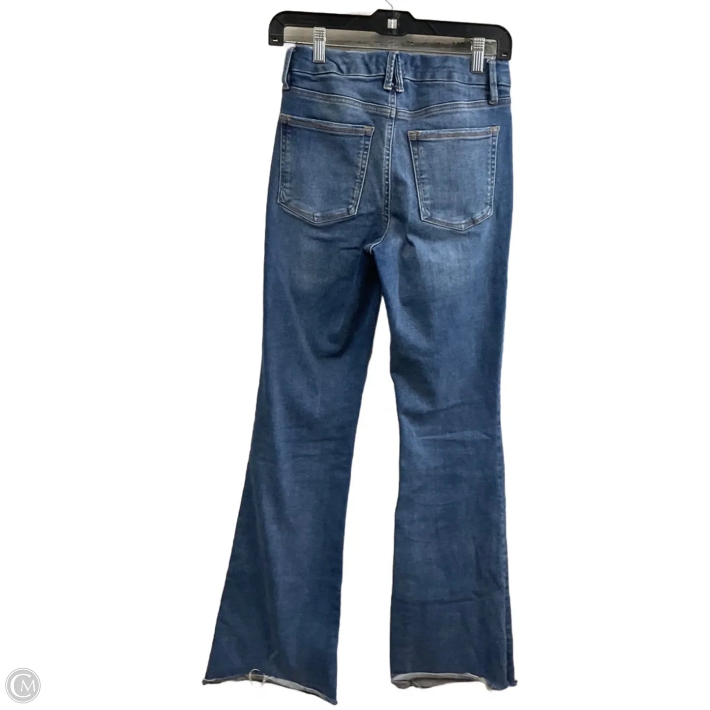 Jeans Flared By Good American In Blue Denim, Size: 0 - 4