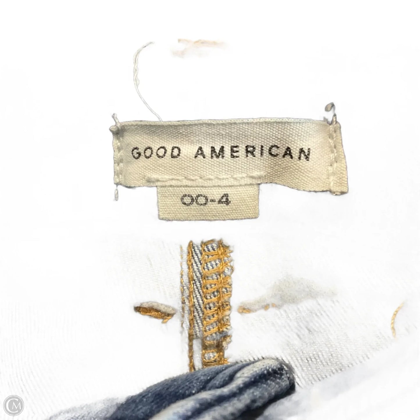 Jeans Flared By Good American In Blue Denim, Size: 0 - 4