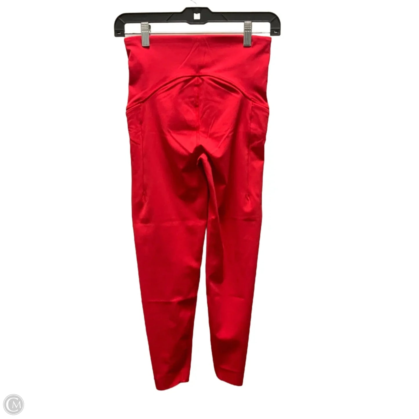 Athletic Leggings By Spanx In Red, Size: S