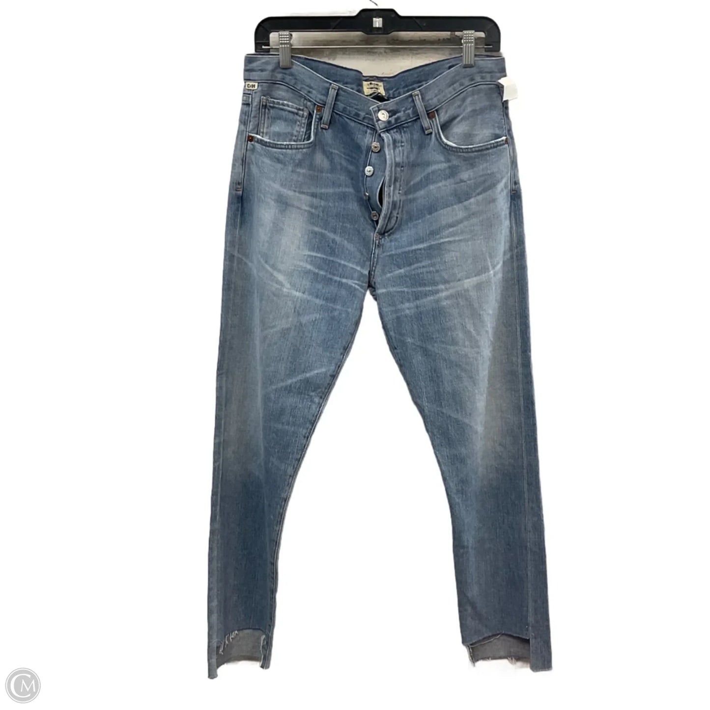 Jeans Straight By Citizens Of Humanity In Blue Denim, Size: 8