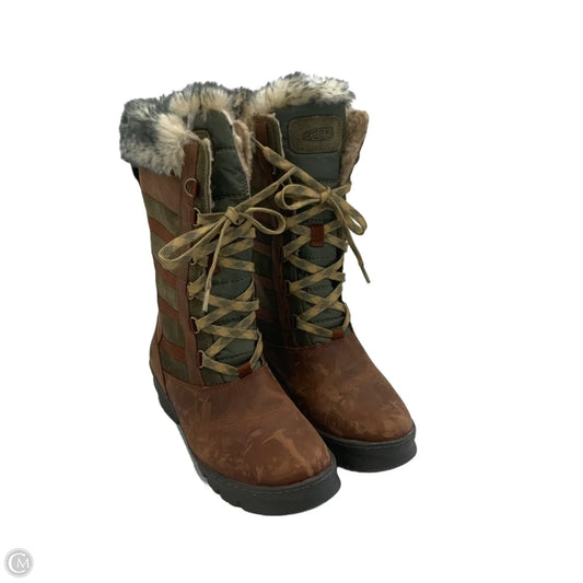 Boots Knee Flats By Keen In Green, Size: 9