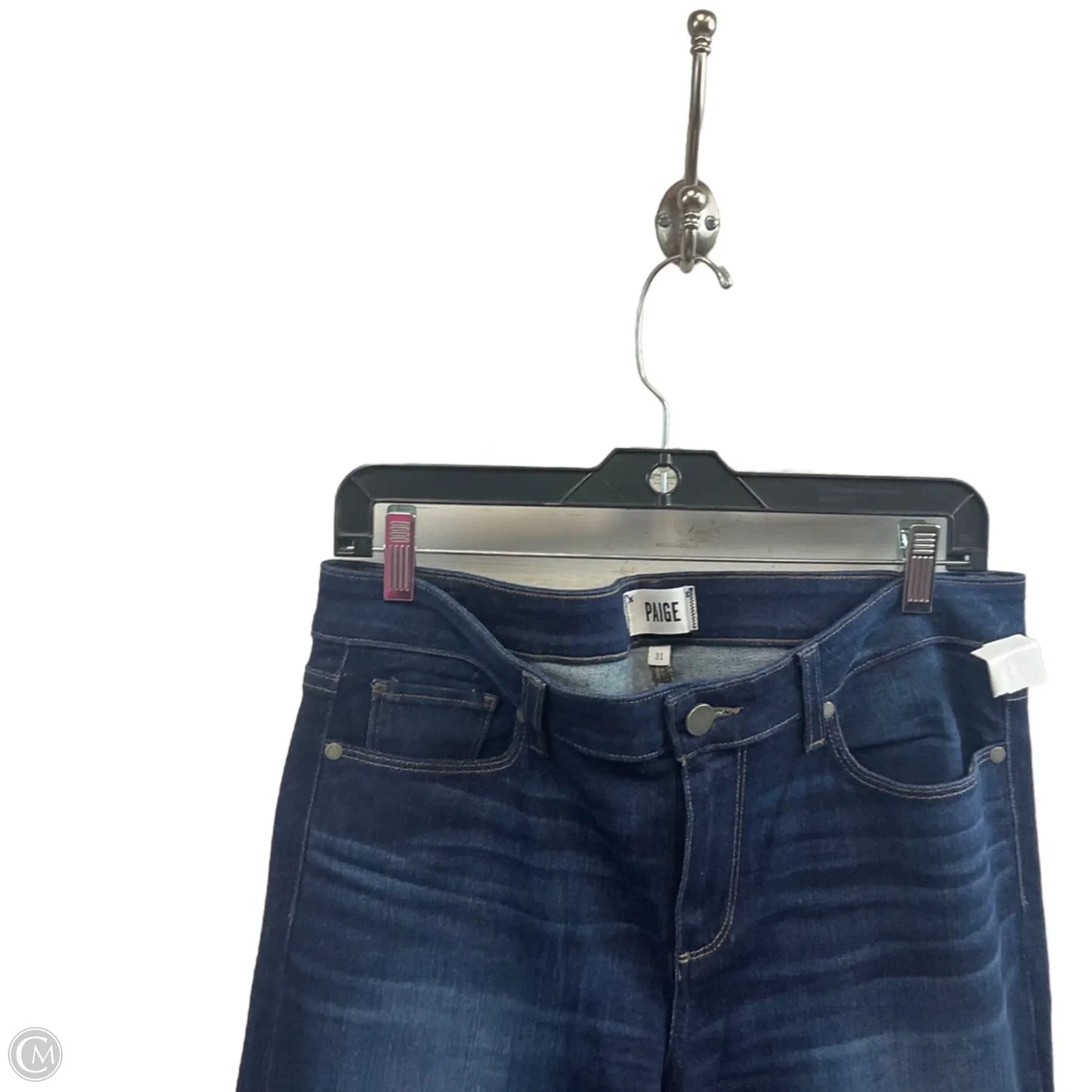 Jeans Skinny By Paige In Blue Denim, Size: 12