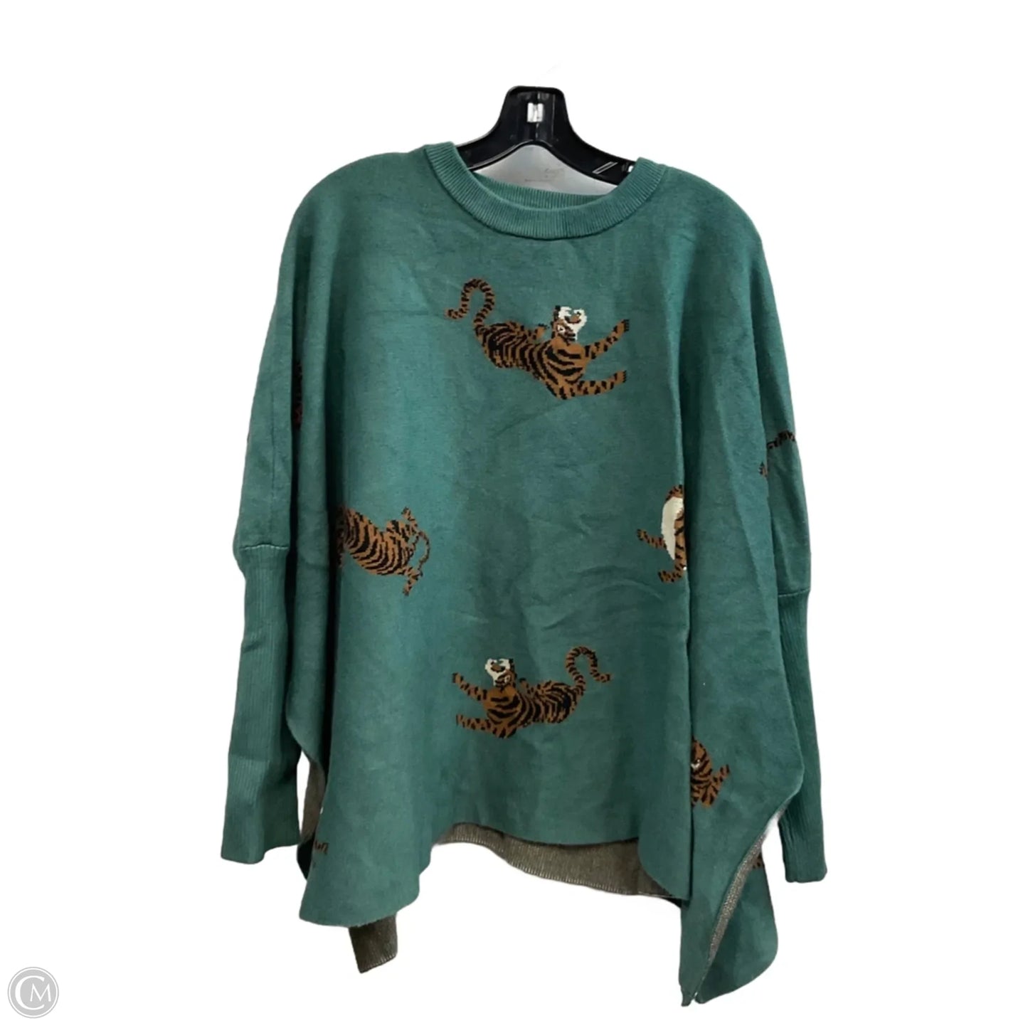 Sweater By She + Sky In Green, Size: Osfm