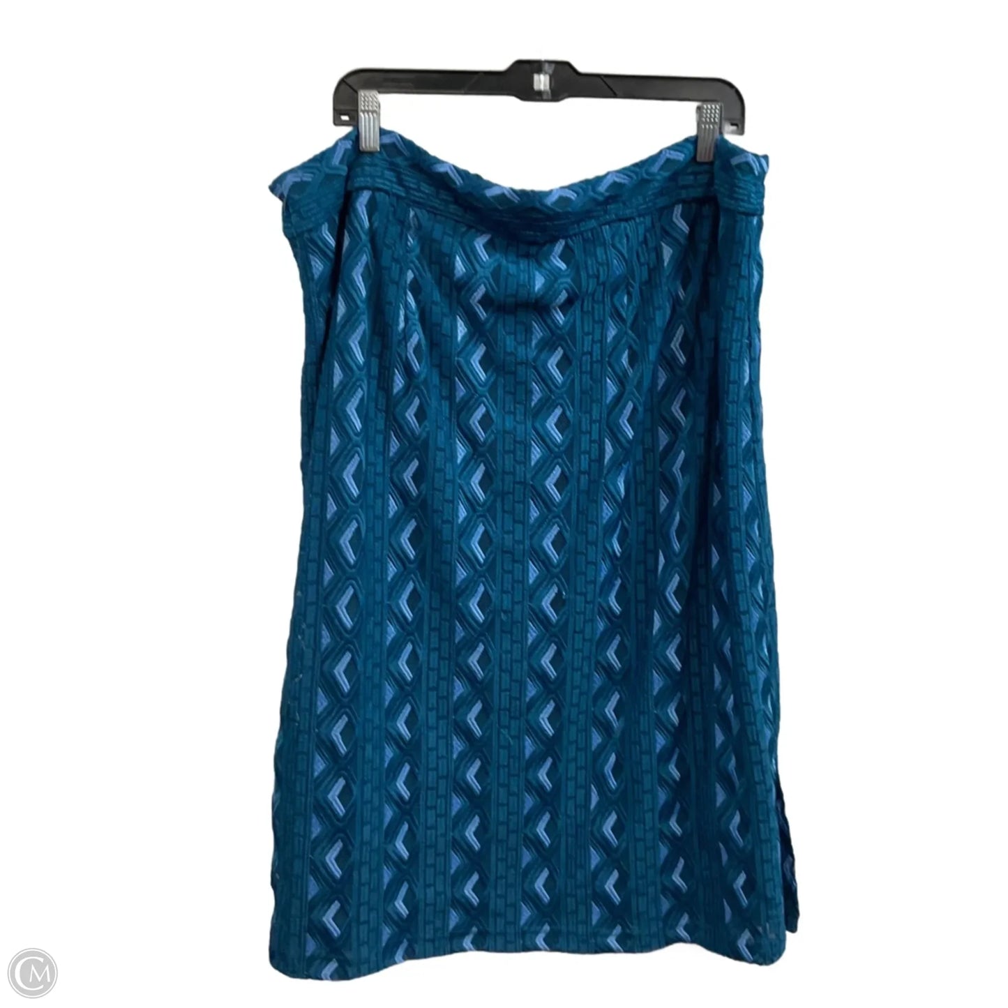 Skirt Midi By Anthropologie In Blue, Size: 2x