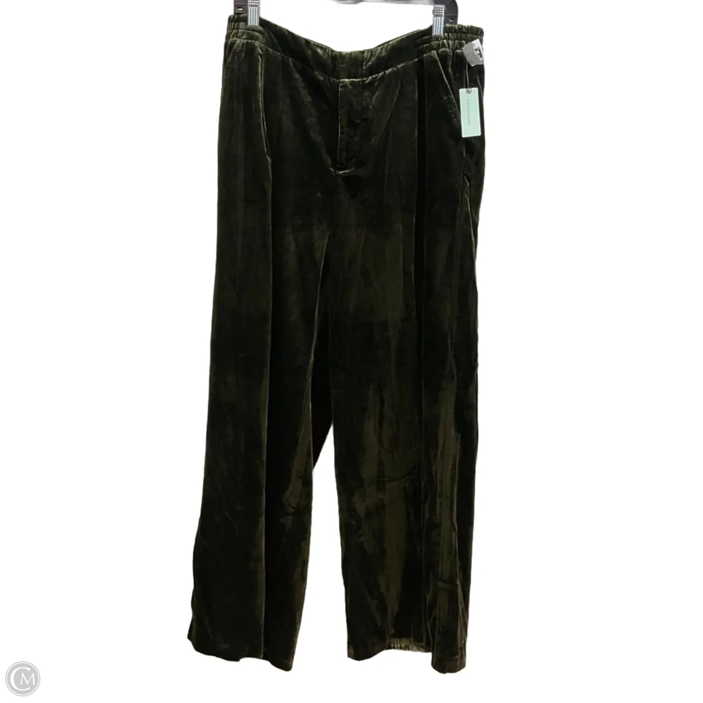 Pants Wide Leg By Anthropologie In Green, Size: 1x
