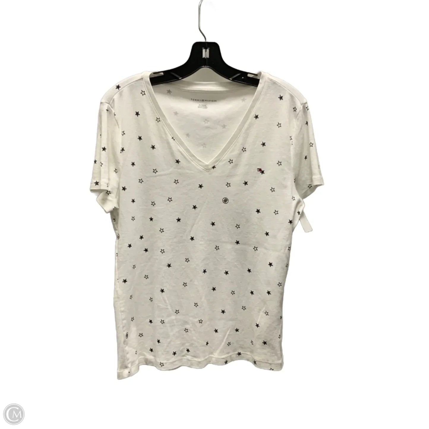 Top Short Sleeve Basic By Tommy Hilfiger In White, Size: Xl