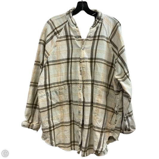 Jacket Shirt By We The Free In Cream, Size: S