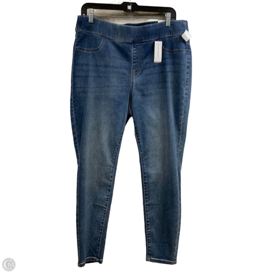 Jeans Jeggings By Lane Bryant In Blue Denim, Size: 16