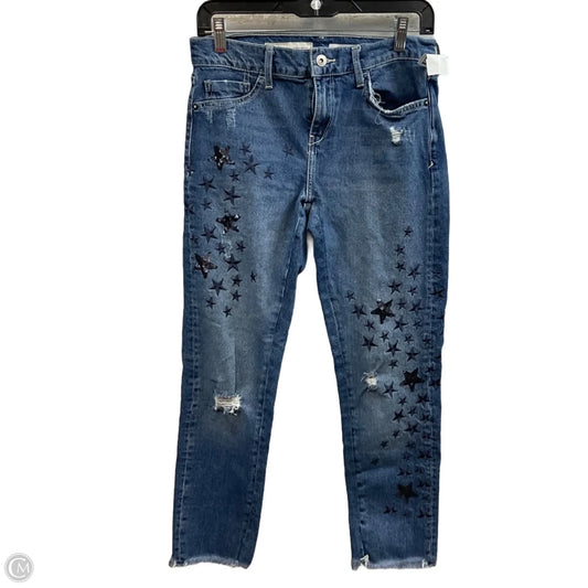 Jeans Boyfriend By Pilcro In Blue Denim, Size: 2