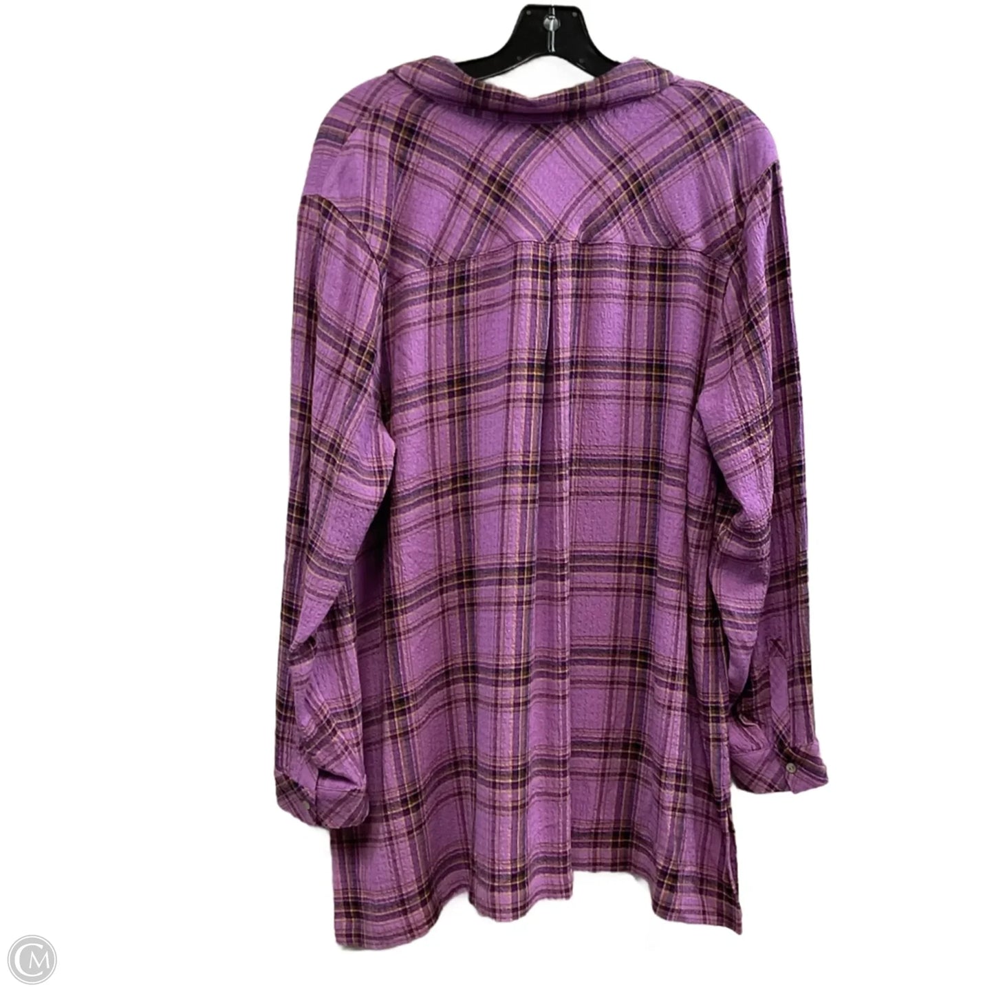 Blouse Long Sleeve By J. Jill In Purple, Size: Xl