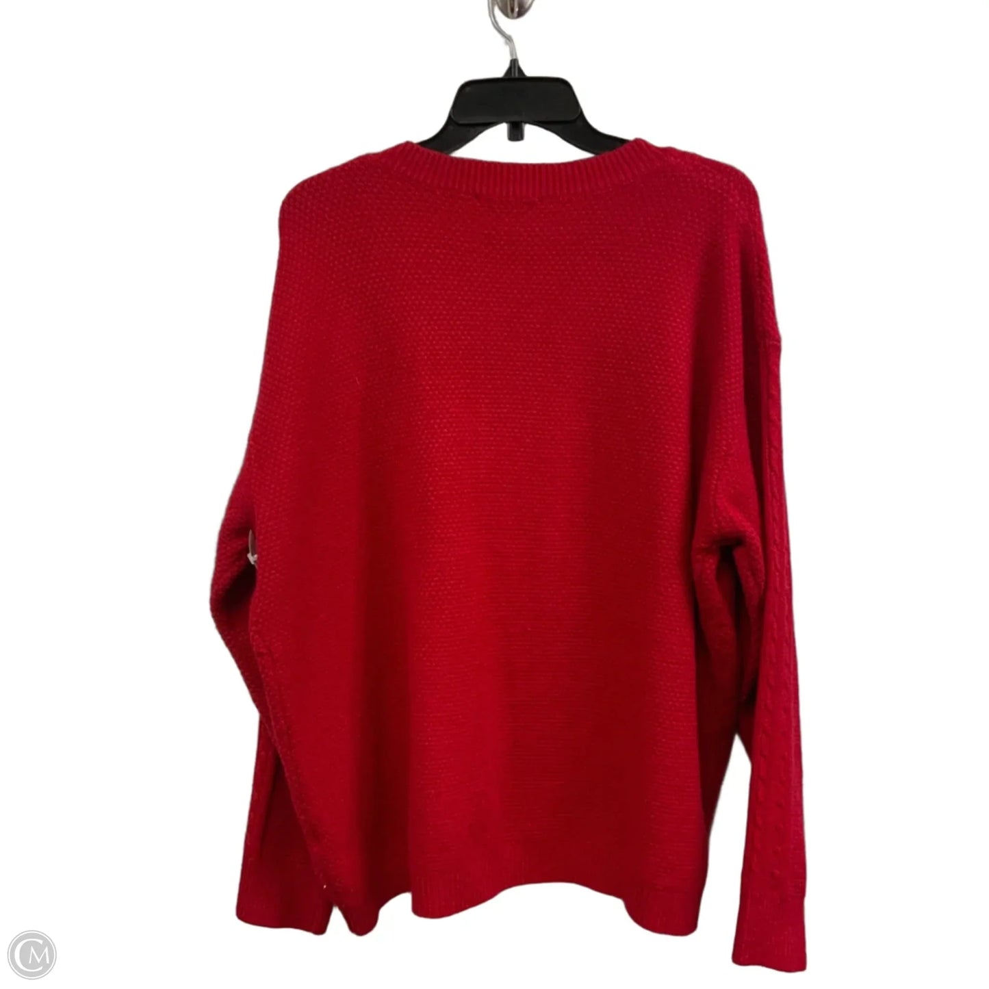 Sweater By LESLEY EVERS In Red, Size: 2x