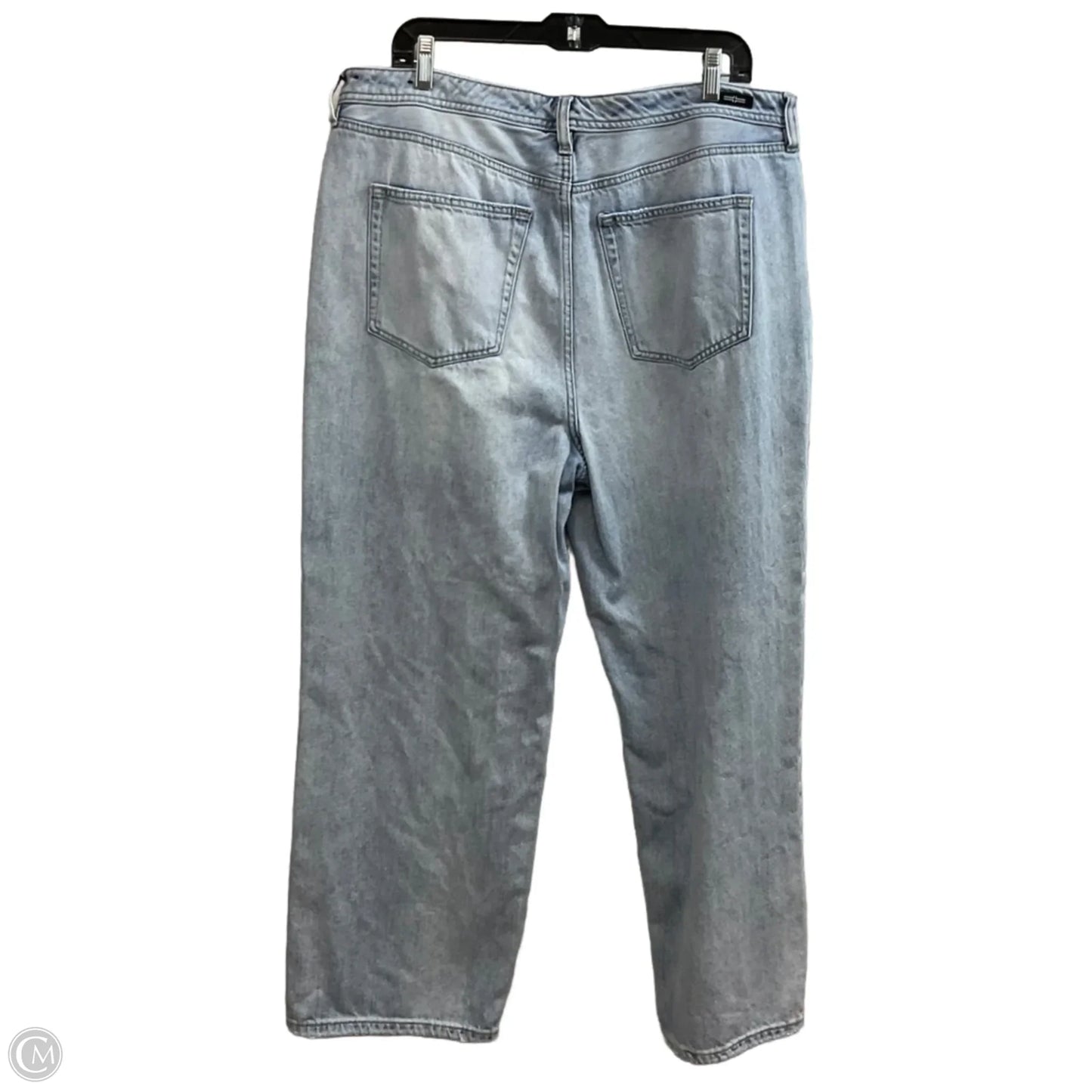 Jeans Wide Leg By Liverpool In Blue Denim, Size: 16