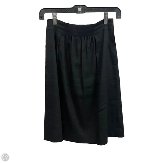 Skirt Designer By Lafayette 148 In Black, Size: Sp