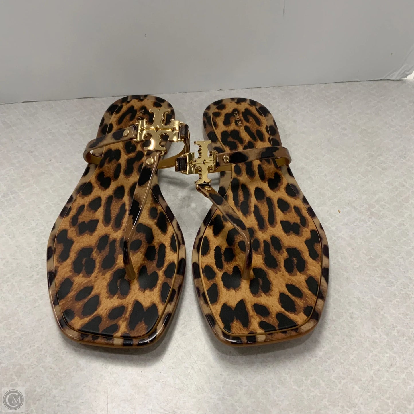 Sandals Designer By Tory Burch In Animal Print, Size: 10