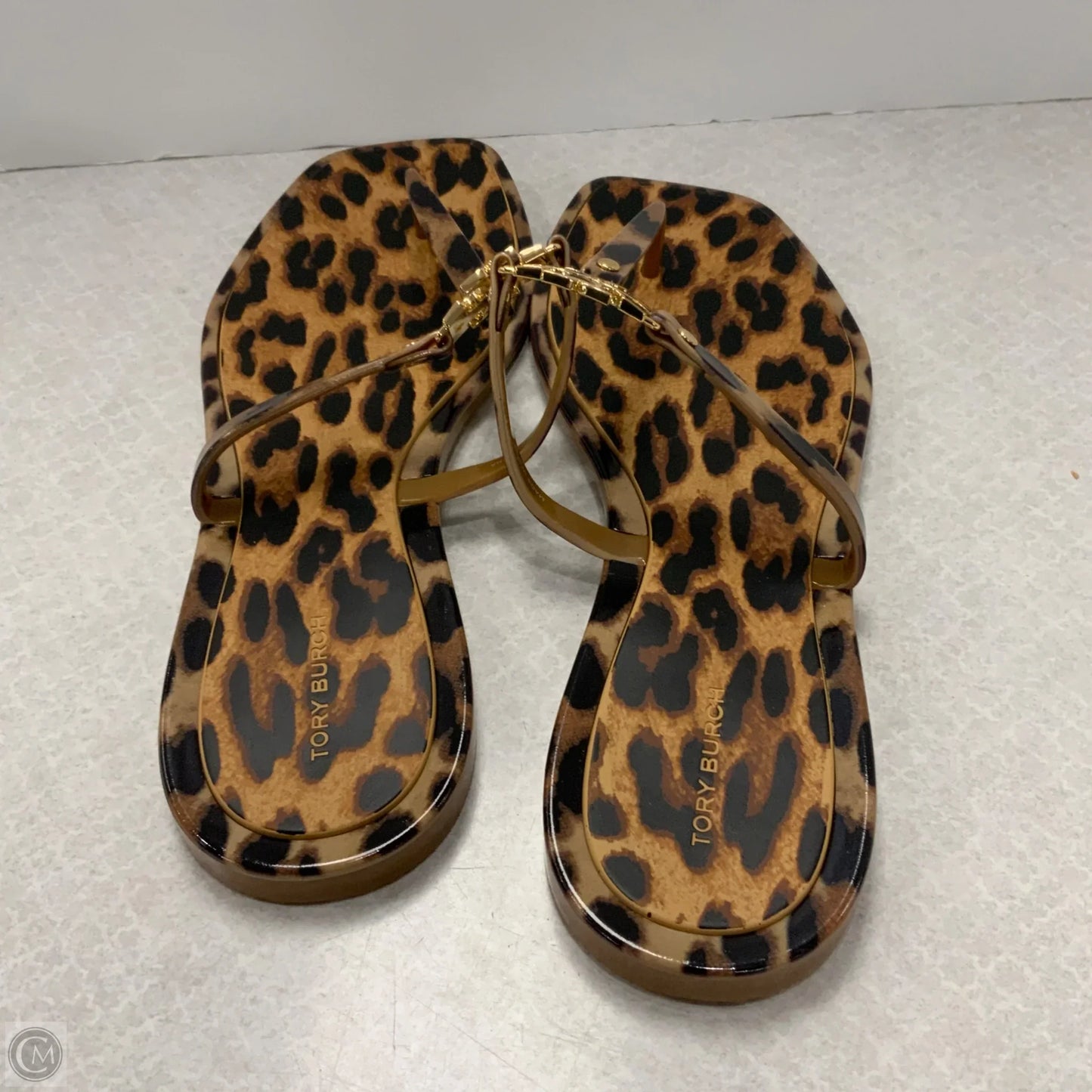 Sandals Designer By Tory Burch In Animal Print, Size: 10
