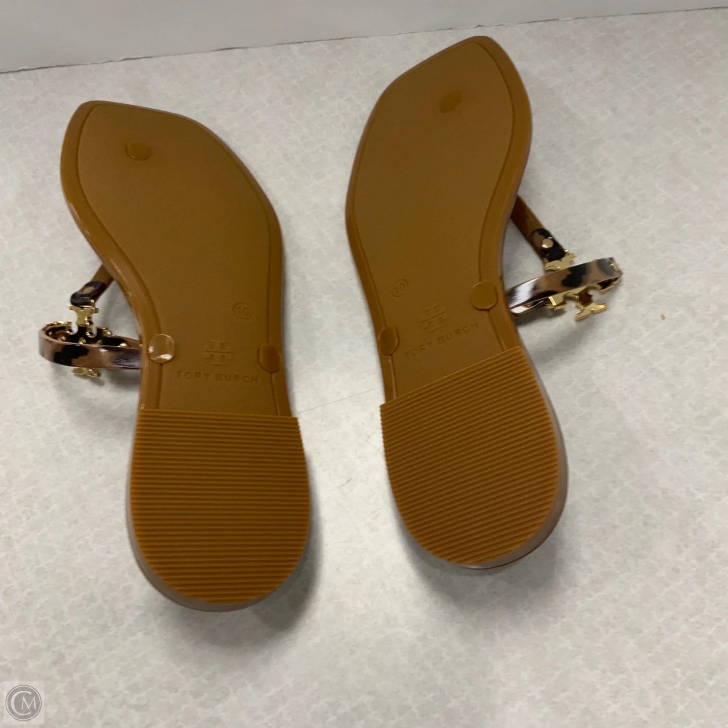 Sandals Designer By Tory Burch In Animal Print, Size: 10