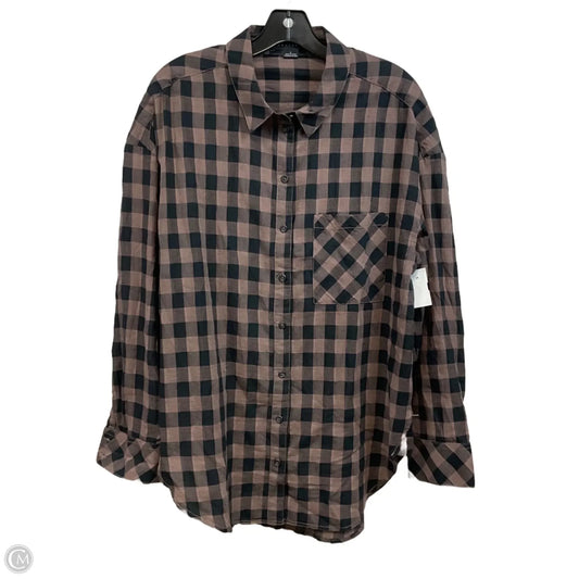 Top Long Sleeve By Sanctuary In Brown, Size: L