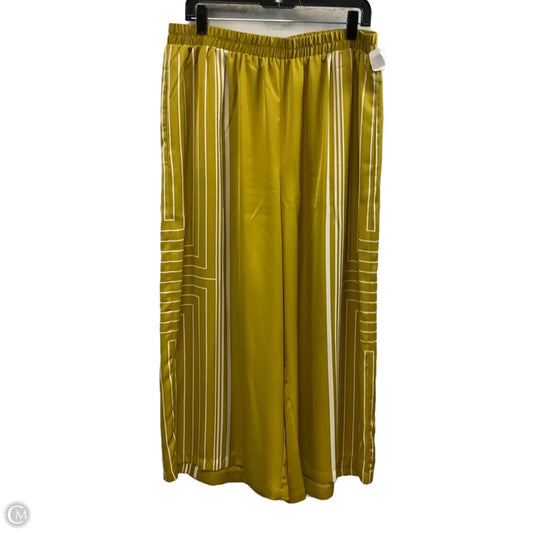 Pants Wide Leg By Modern Works In Green, Size: 1x