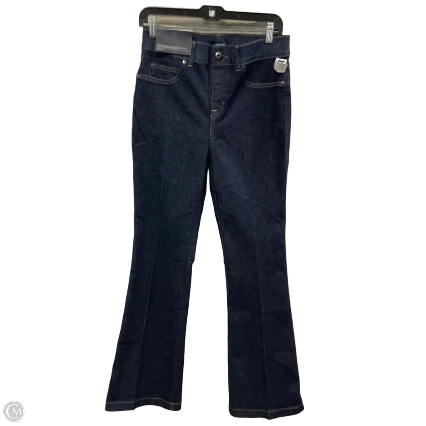 Jeans Flared By Spanx In Blue Denim, Size: M