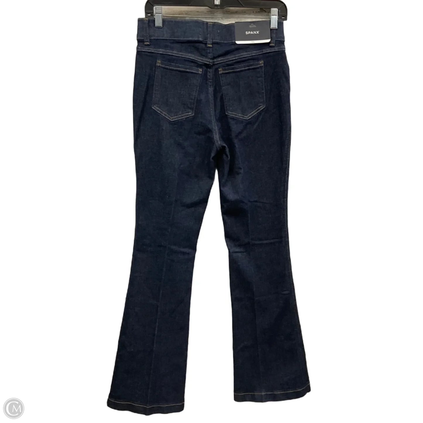 Jeans Flared By Spanx In Blue Denim, Size: M