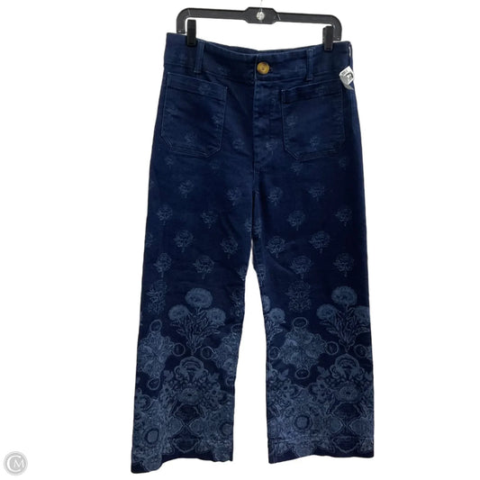 Jeans Wide Leg By Maeve In Blue Denim, Size: 12