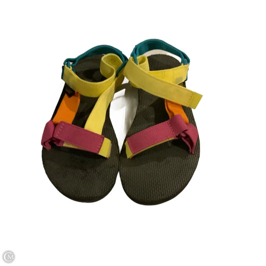 Sandals Flats By Teva In Black, Size: 6