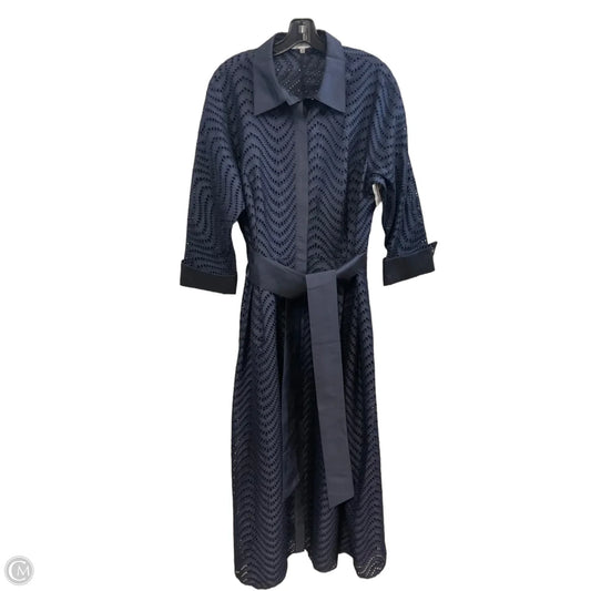 Dress Party Long By TERI JON In Blue, Size: 1x