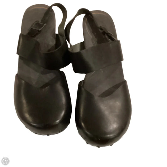 Sandals Heels Block By Dansko In Black, Size: 9