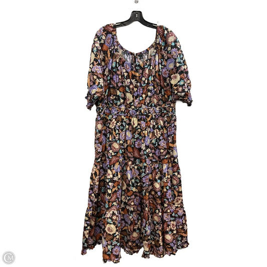 Dress Casual Maxi By Ann Taylor In Black, Size: 1x