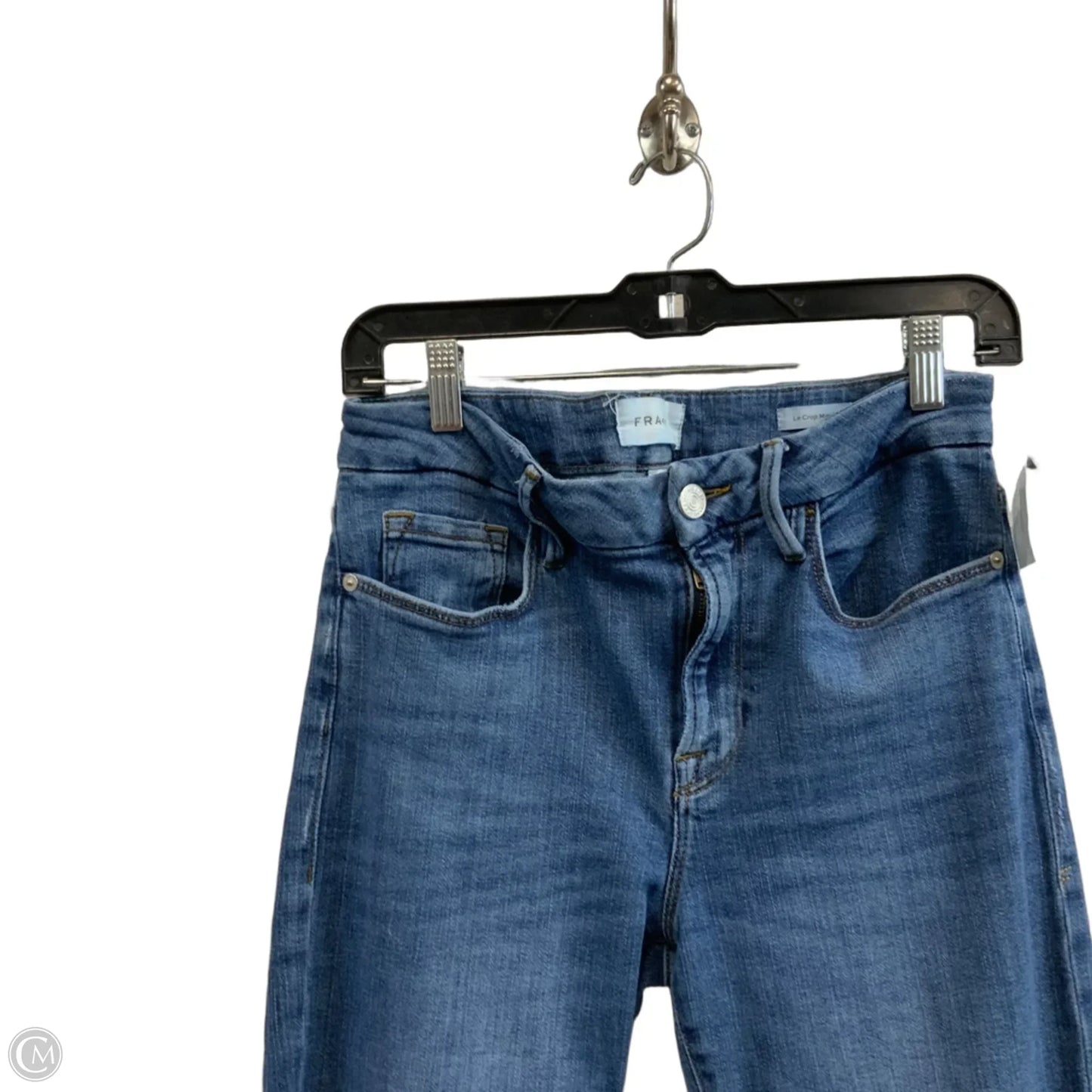 Jeans Boot Cut By Frame In Blue Denim, Size: 8