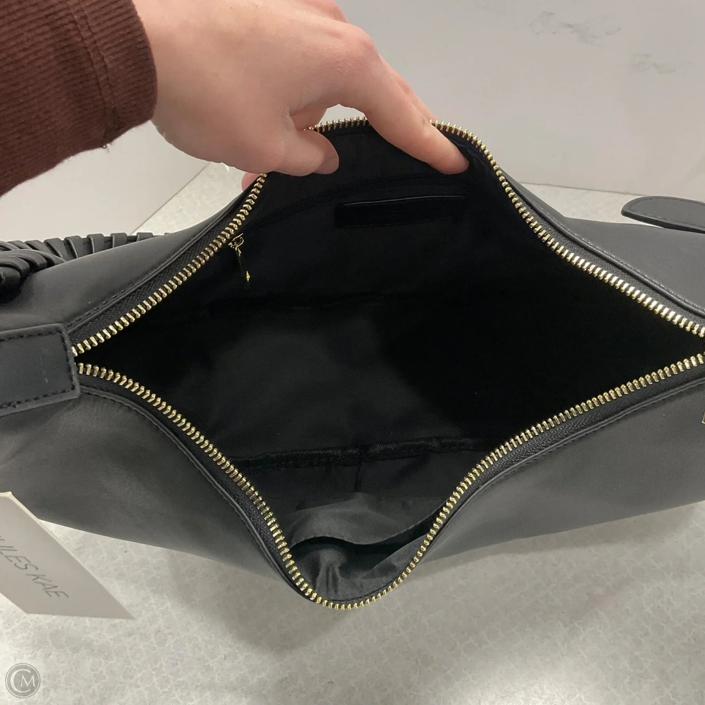 Crossbody Leather By Jules Kae, Size: Medium