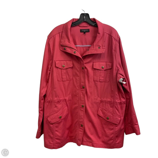 Jacket Other By Talbots In Pink, Size: 2x