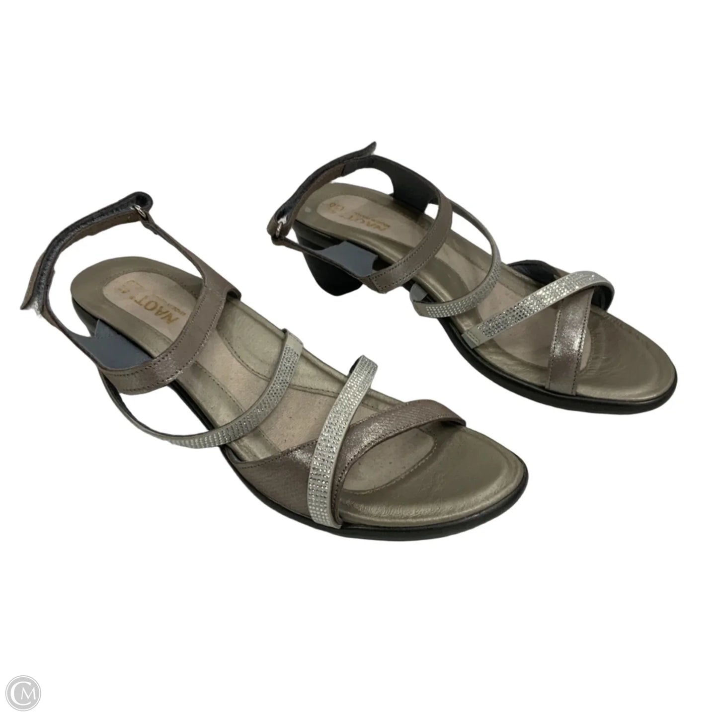 Sandals Heels Wedge By Naot In Grey, Size: 10