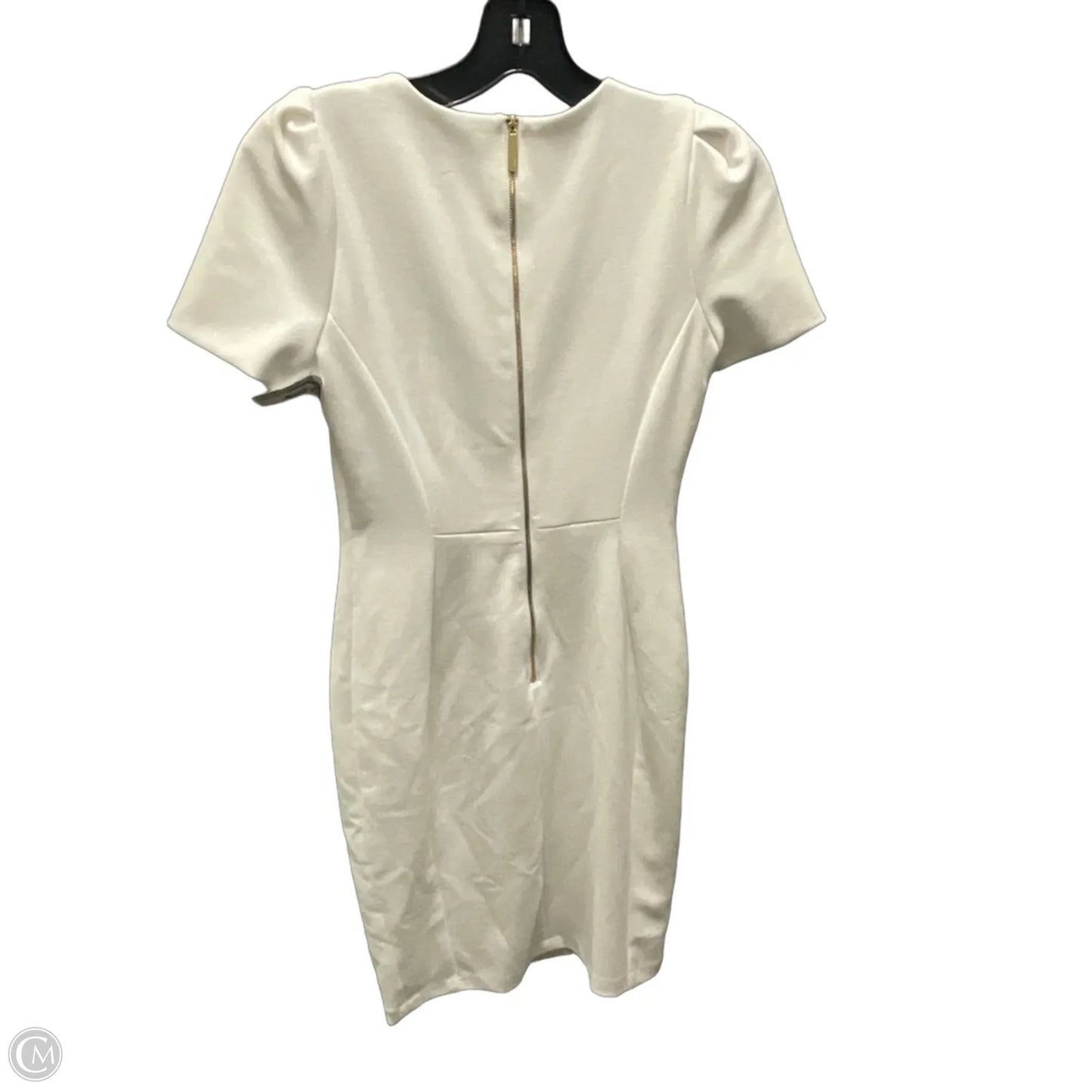 Dress Work By Calvin Klein In White, Size: Xs