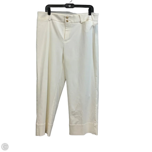 Pants Cropped By Chicos In White, Size: 12