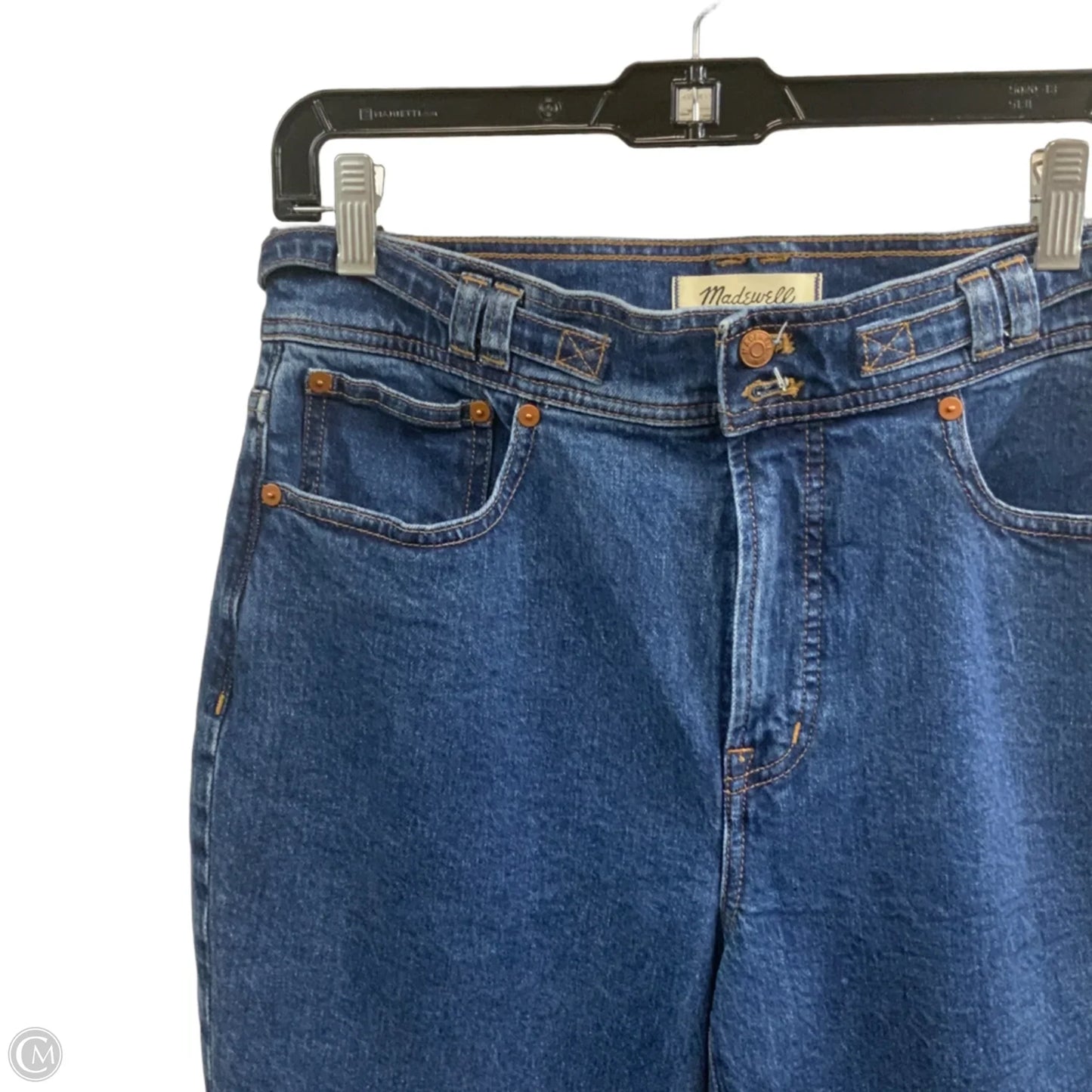 Jeans Flared By Madewell In Blue Denim, Size: 8
