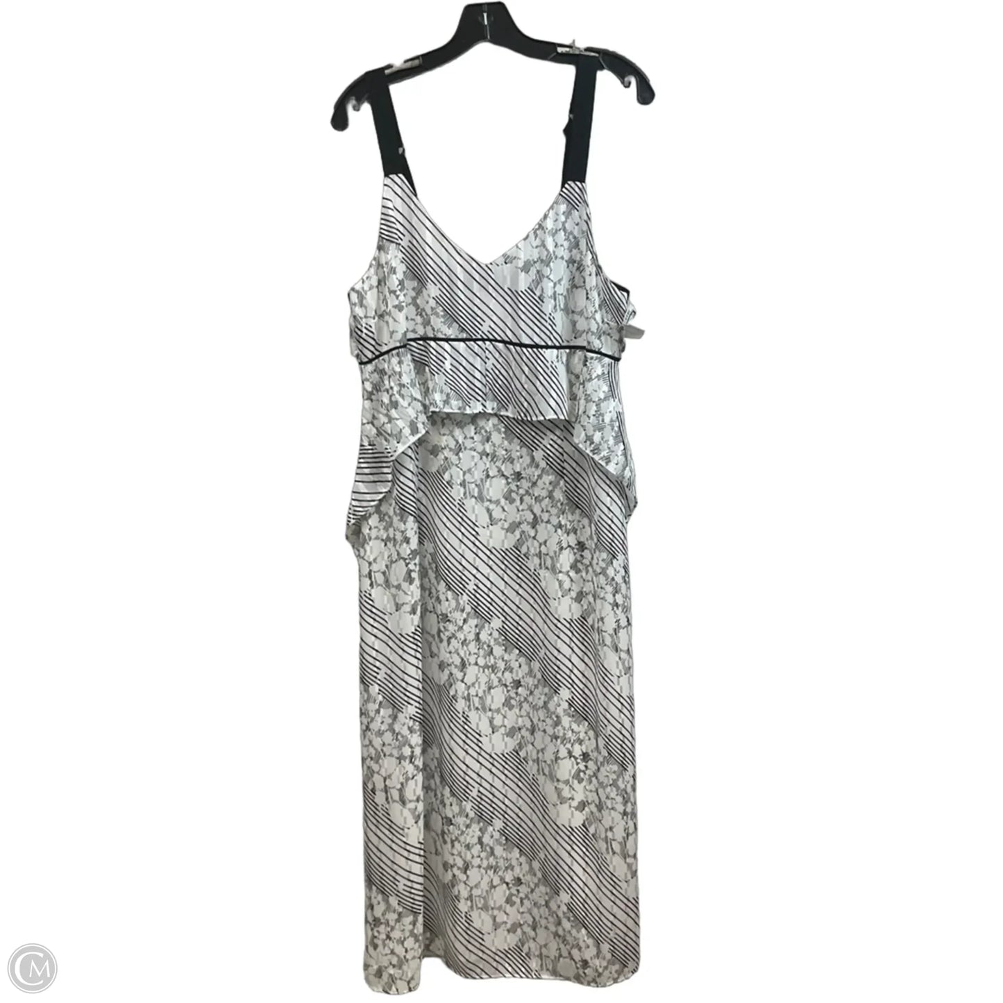 Dress Casual Midi By Cabi In White, Size: S