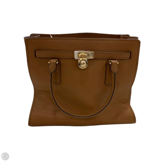 Handbag Leather By Michael By Michael Kors, Size: Large