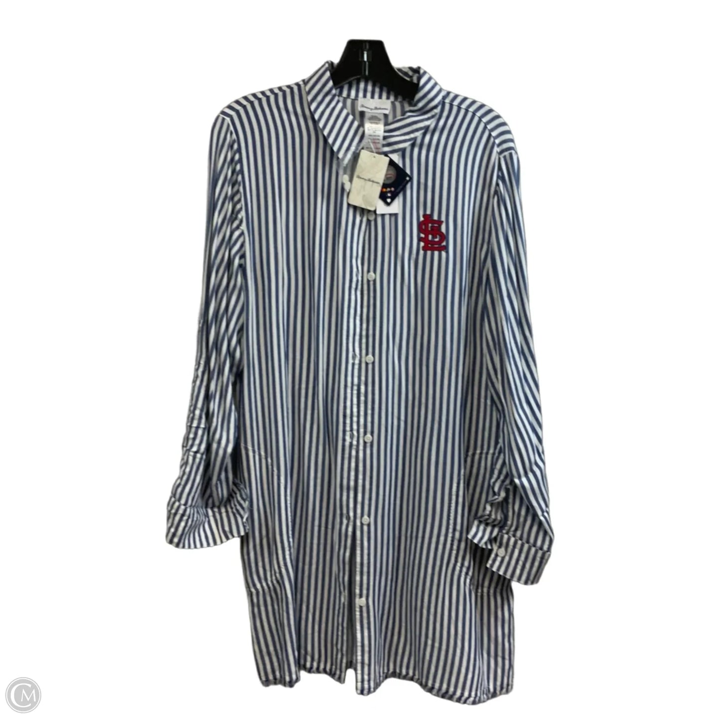 Tunic Long Sleeve By Tommy Bahama In Blue, Size: L