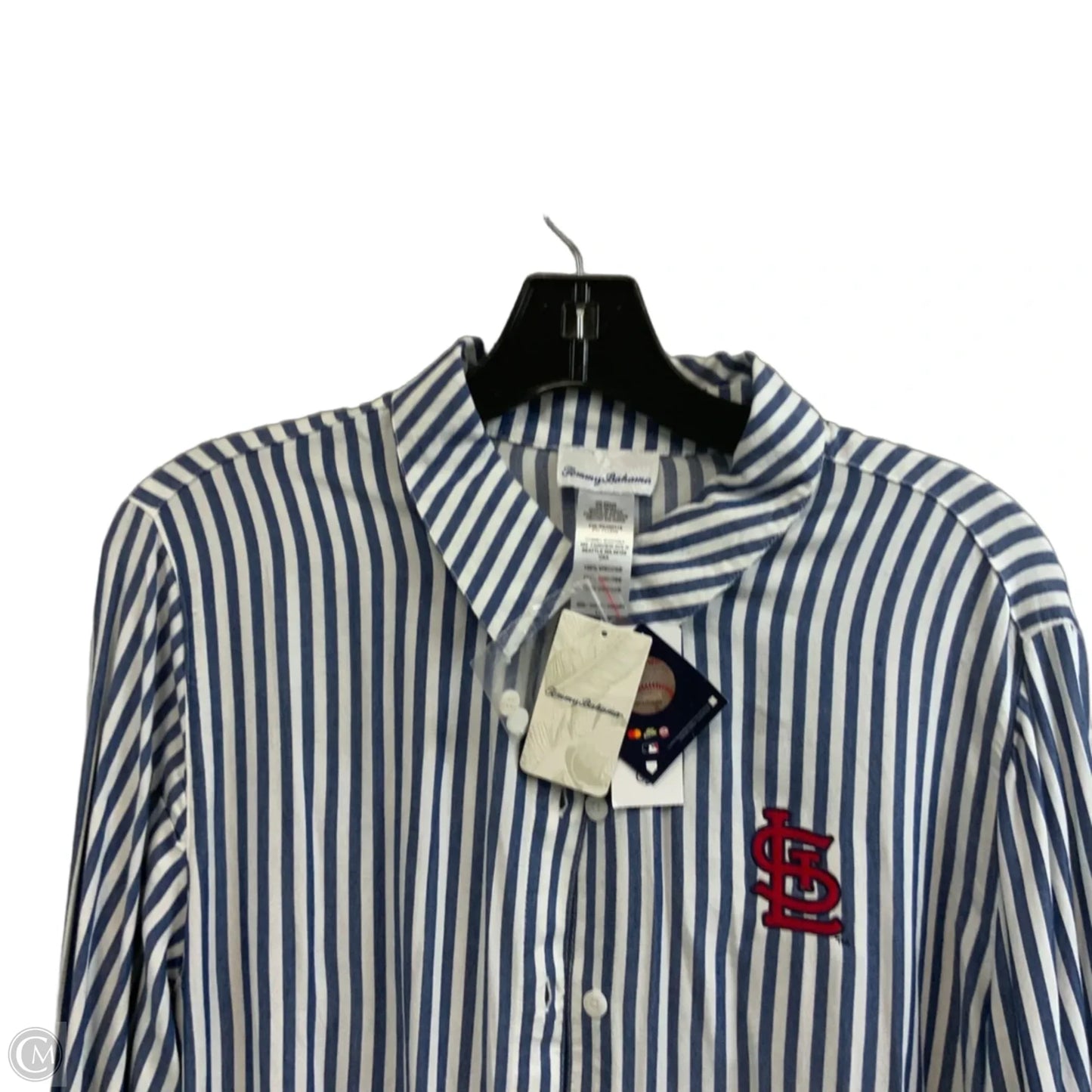 Tunic Long Sleeve By Tommy Bahama In Blue, Size: L