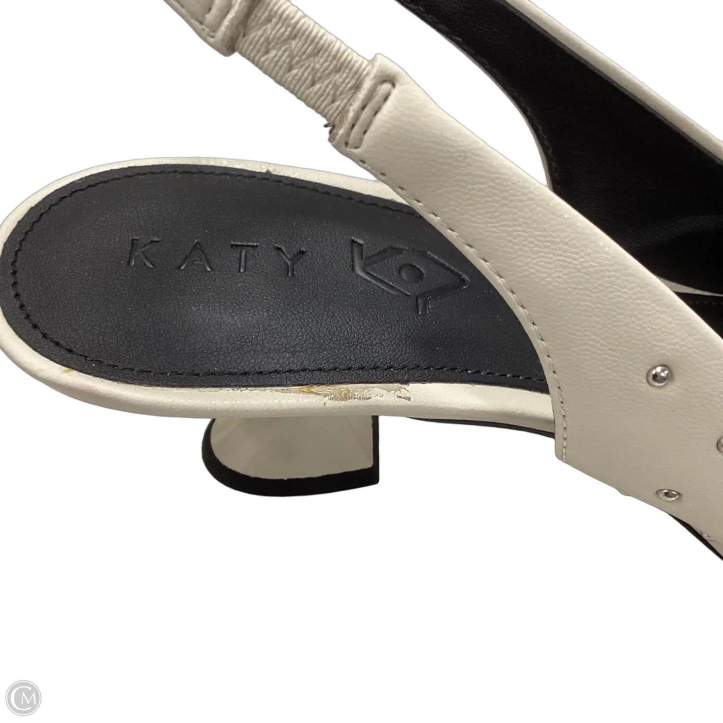 Shoes Heels Block By Katy Perry In Cream, Size: 7.5