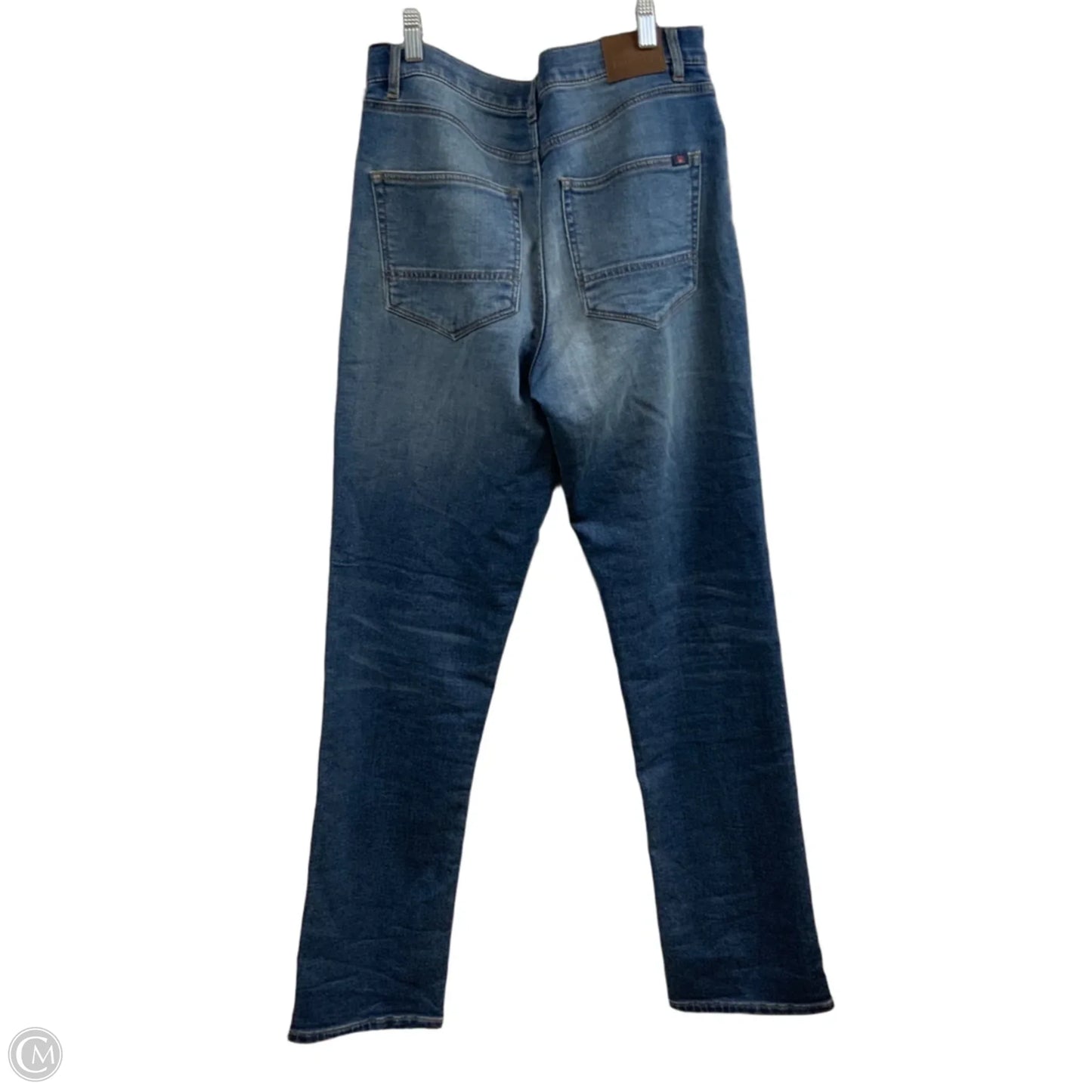 Jeans Straight By Faherty In Blue Denim, Size: 14