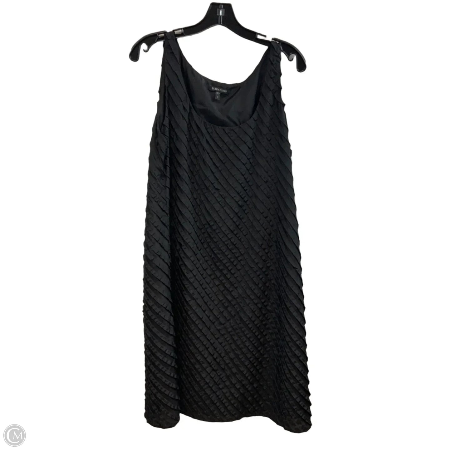 Dress Casual Short By Eileen Fisher In Black, Size: L
