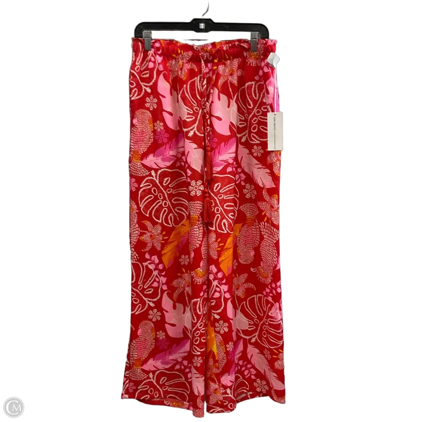 Pants Wide Leg By Live 4 Truth In Red, Size: 1x