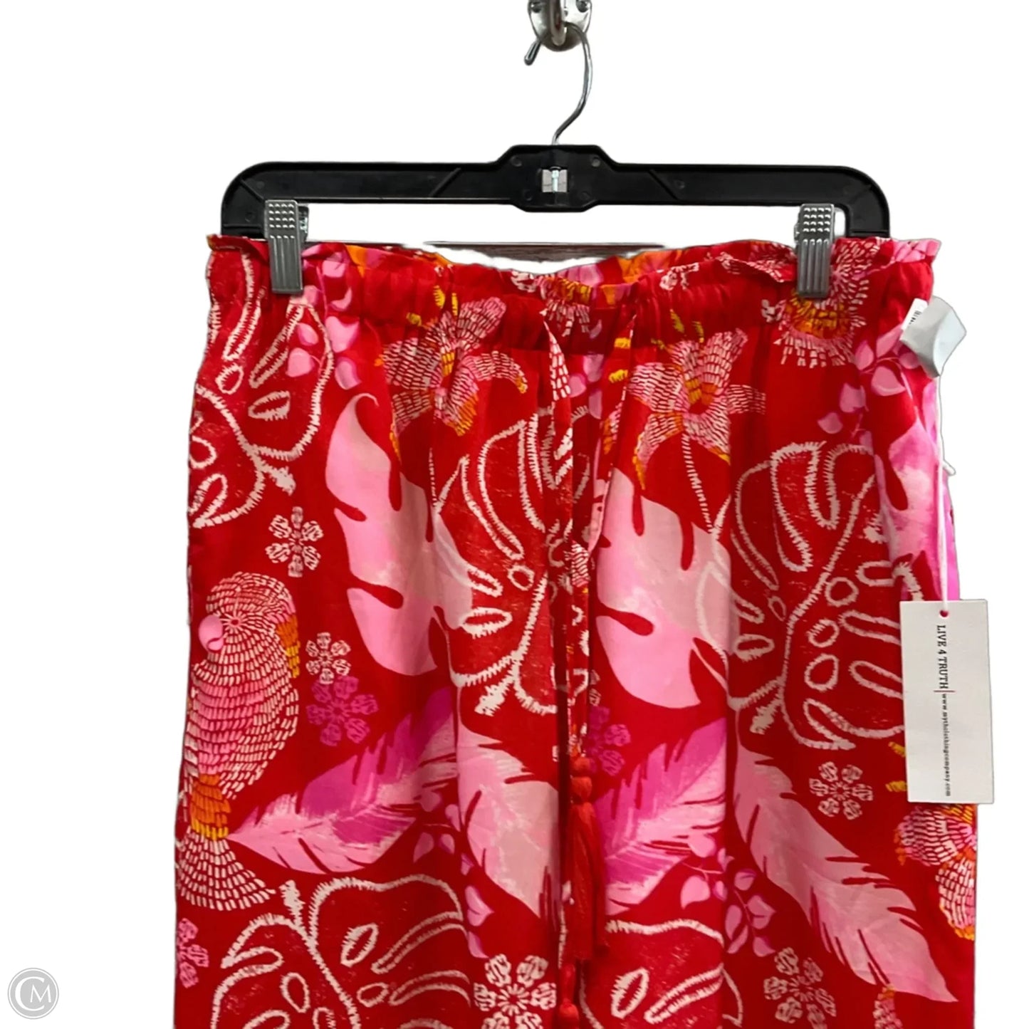 Pants Wide Leg By Live 4 Truth In Red, Size: 1x