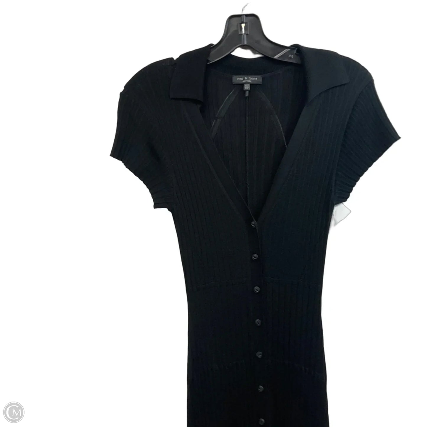 Dress Casual Maxi By Rag And Bone In Black, Size: Xxs
