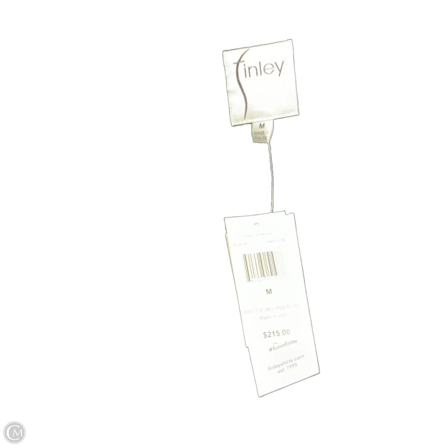 Blouse Short Sleeve By FINLEY In Black, Size: M