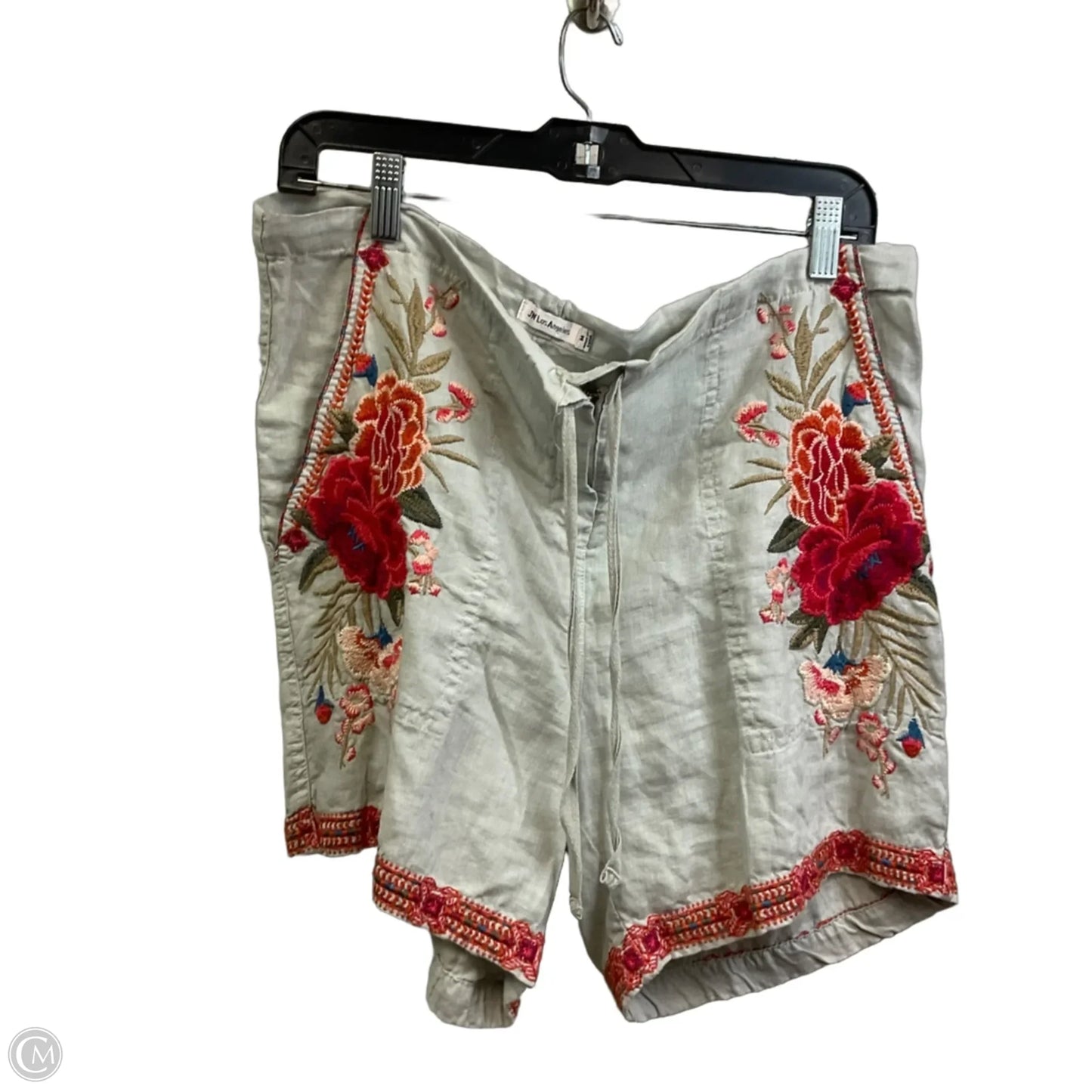Shorts By Johnny Was In Grey, Size: M