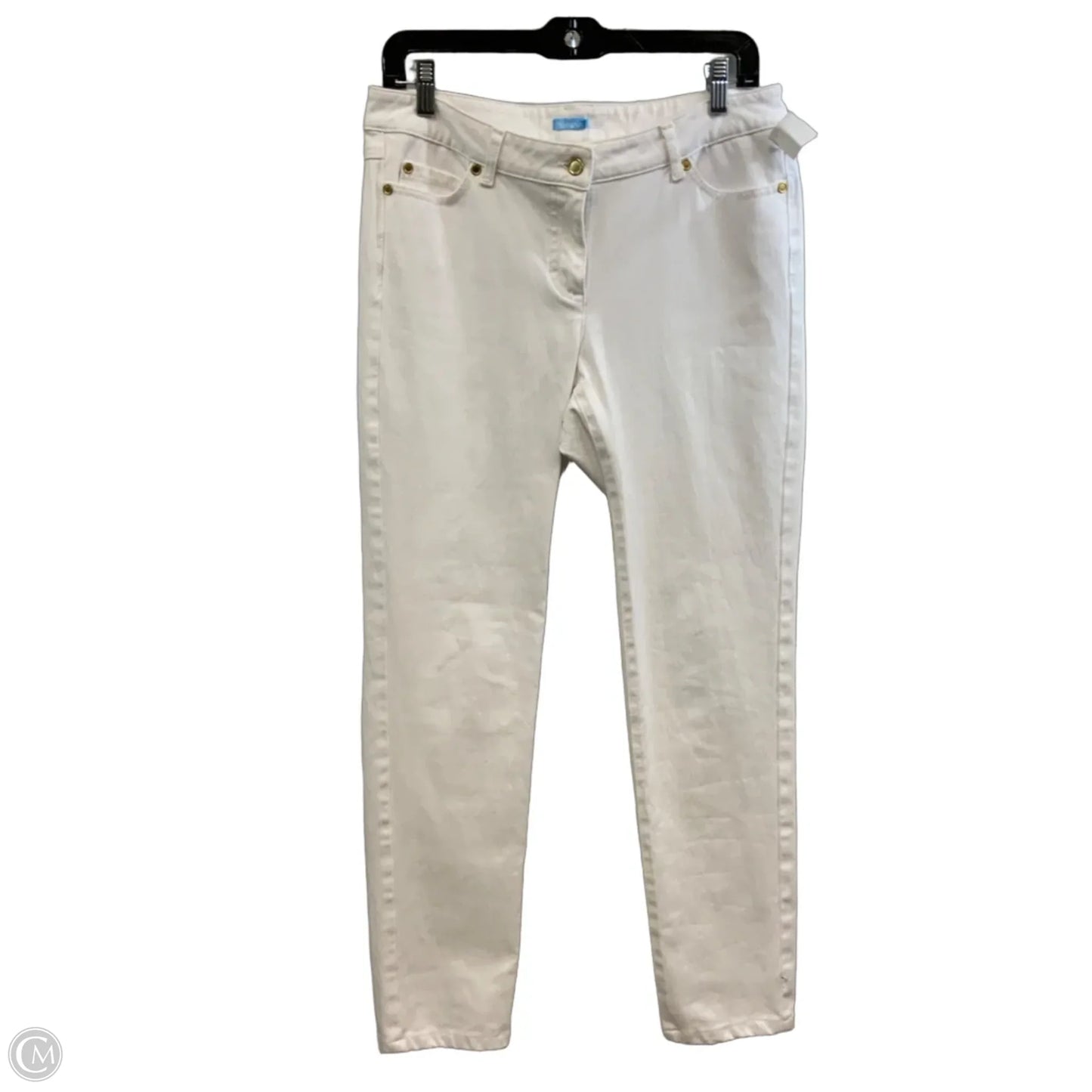 Jeans Skinny By J Mclaughlin In White Denim, Size: 8